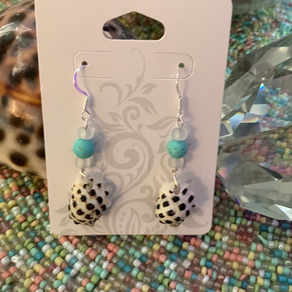 Hawaiian Drupe shell earrings! 🌸
